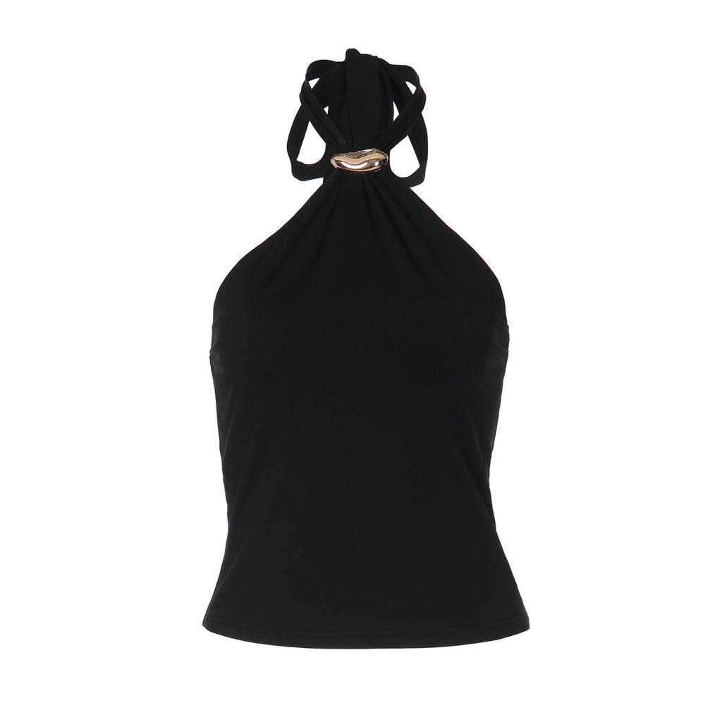 The Amara Adjustable Lace-Up Backless Tube Top