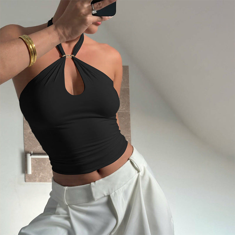The Elodie Lace-Up Backless Tank